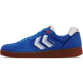 Hummel HB Team Indoor Retro Sneaker Schuhe Sportschuhe blau/weiß 225342-8650, Schuhgröße:38 EU
