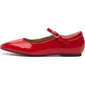 Woden Maya Patent Fire Red Größe: 40 | Ballerinas Outlet | Damen | Rot