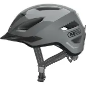 ABUS Stadthelm Pedelec 2.0 - Fahrradhelm mit Rücklicht und Regenhaube - für den Stadtverkehr - für Damen und Herren - Grau, Größe S (51-55 cm)