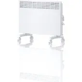 Stiebel Eltron Elektroheizung Standgerät für ca. 25 m², Konvektor mit elektronischer Regelung, 2 kW, energiesparend, LC-Display, Rollen, mit Stecker
