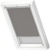 Velux Original Verdunkelungsrollo für dachfenster C02, Grau, Grauer Führungsschiene