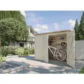 Weka Fahrrad- und Mülltonnenbox, natur B x T x H 219 x 100 x 151