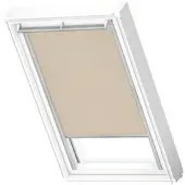 Velux Sichtschutzrollo sand uni manuell Rahmen aluminium RFL MK06 4155S
