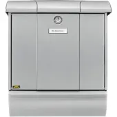 Burg wachter Briefkasten "Olymp 91600 Si", mit Öffnungsstopp und separatem Zeitungsfach, aus Stahlblech