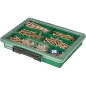 Spax Sortimentskasten 3 x 16, 30 mm 4 x 30, 35, 40 mm 4.5 x 50 mm 5 x 60 mm GLO763031929