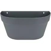 Elho Blumenkübel Loft urban wall planter 40 anthrazit (zwart)