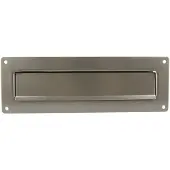 Burg wachter Ausseneinwurfblende PORTA 796, 304 x 101 x 3 mm, schwarz-braun, metallic matt
