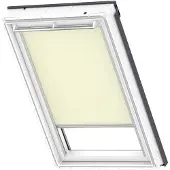 Velux Sichtschutzrollo beige uni manuell Rahmen aluminium RFL U08 1086S