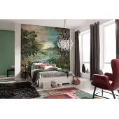 Overig Vliestapete "Digitaldruck Vlies - Cours Fluvial - Größe 250 x 250 cm" bedruckt glatt Wohnzimmer, Schlafzimmer