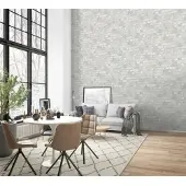 Overig Vliestapete "Holz/Stein, Modern", Steinoptik, moderne Tapete für Wohnzimmer Schlafzimmer Küche