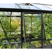 Vitavia Vitavia, Seitenfenster "Z" für Vitavia Gewächshäuser, schwarz, 3mm ESG