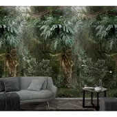 Overig Fototapete Wald realistisch moderne Tapete für Wohnzimmer Schlafzimmer Küche