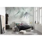 Overig Vliestapete "Digitaldruck Vlies - Palm Spring - Größe 350 x 250 cm" bedruckt glatt Wohnzimmer, Schlafzimmer