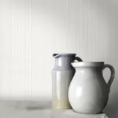 Wow Vliestapete "Linien Uni" Leinenoptik aufgeschäumt Weiß 10m x 52cm