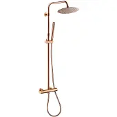 EsseBagno Luisa II, thermostatgesteuerte Duschkolonne, gebürstetes Kupfer, Marke