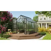 Vitavia Gewächshaus "Olymp 8300" schwarz 8,3 m² 6 mm HKP