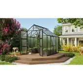 Vitavia Gewächshaus "Olymp 6700" schwarz 6,7 m² 6 mm HKP
