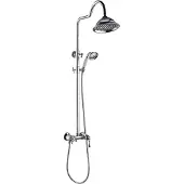 EsseBagno Leeds, Duschbrause, 2-düsig, mechanisch, Retro-Design, Chrom, Hersteller: