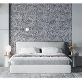 Overig Vliestapete "Flower" matt geprägt Blattmotiv moderne Tapete für Wohnzimmer Schlafzimmer Küche