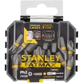 Stanley STA88569 20-teiliges PH2-Schlagschrauber-Bit-Set 25 mm