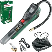 Bosch Akku-Druckluftpumpe EasyPump mit Luftpumpenadapter für Reifenventile