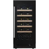 Dunavox Unterbau Weinkühler Flow-32 DAUF-32.83B, Höhe 820mm, 32 Flaschen, schwarz