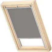 Velux Original Verdunkelungsrollo für dachfenster CK04, Grau, Grauer Führungsschiene