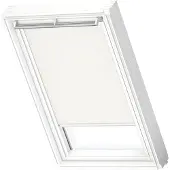 Velux Original Verdunkelungsrollo für dachfenster U08, Weiß, weißer Führungsschiene