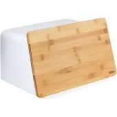 Wenko Brotkasten "Modell Kubo", (1 tlg.), moderne Brotbox mit integriertem Schneidebrett als Deckel