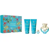 Versace Edt Spray 100ml/Edt Spray 5ml/Body Gel 100ml/Shower Gel 100ml Dylan Turquoise Giftset