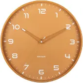 Karlsson - Wanduhr Orgullo - ockerfarben - Ø40cm