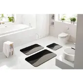 Linea Due Badematte "Flash", braun, H:18mm, Polyacryl, Badematten, Badematte