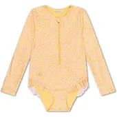 Swim Essentials Langärmlig UV-Schutzanzug, Florish Yellow, 98-104
