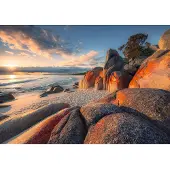 Overig Vliestapete "Digitaldruck Vlies - Bay of Fires - Größe 400 x 280 cm" bedruckt glatt Wohnzimmer, Schlafzimmer