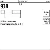 FAST-X Stiftschraube DIN 938 M 20 x 60 8.8