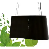 Falmec Inselhaube Mare E.ion, 66 cm, Schwarz, 100414