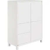 PAIDI Kinderwelten Highboard Olli , weiß , Maße (cm): B: 94,8 H: 119,7 T: 40.1