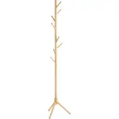 Haku Möbel Kleiderständer 47179 braun Holz 8 Haken 43,0 x 174,0 cm