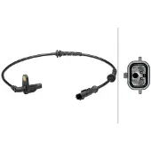 Hella Sensor Raddrehzahl 2-polig Hallsensor 510 mm Kabel für u.a. DACIA DUSTER