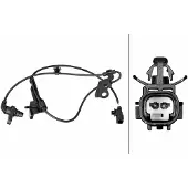 Hella Sensor Raddrehzahl 2-polig Hallsensor 1.020 mm Kabel für TOYOTA