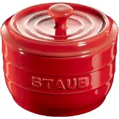 Staub Ceramique Salzfass, Kirsch-Rot Keramik 250 ml Kirsch-Rot