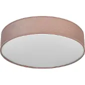 Ledvance ORBIS PARIS Deckenleuchte 480mm, braun, 3XE27-Sockel, kann mit smarter Lampe bestückt werden, hochwertiges, modernes Design, mit Stoffschirm, geeignet für Innenräume, rund, IP20 Schutzklasse