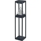 Ledvance 4058075763746, Außensockel-/Pfostenbeleuchtung, Schwarz, Aluminium, Polycarbonat (PC), IP44, Garten, III