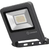 Ledvance LED-Außen-Strahler 20W 840 1m Zul., Wandbeleuchtung für den Außenbereich, Grau, Aluminium, Glas, IP65, Fassade, Garage, I
