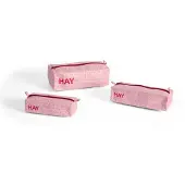 HAY - Candy Mono Waschtasche Box - 3er-Set (Rosa)