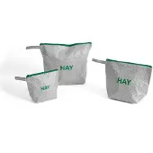 HAY - Candy Mono Waschtasche - 3er-Set (Grau)