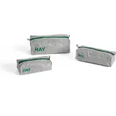 HAY - Candy Mono Waschtasche Box - 3er-Set (Grau)
