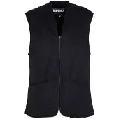 Barbour Weste Warm Pile Waistcoat Zip-In Liner Herren Black-Größe 36