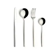 Comas Besteck-Set ATLANTIDA, 24 Teile Edelstahl 18/10 poliert / Tafelbesteck