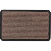 Astra Fußmatte für Innen & Außen BORDER STAR 1 in Braun | Gr.: 40 x 60 cm